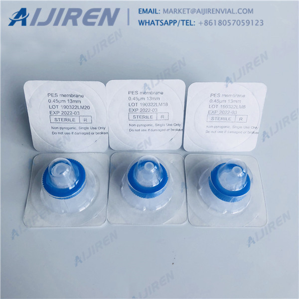 wheel filter pvdf mushroom syringe filter gas exchange